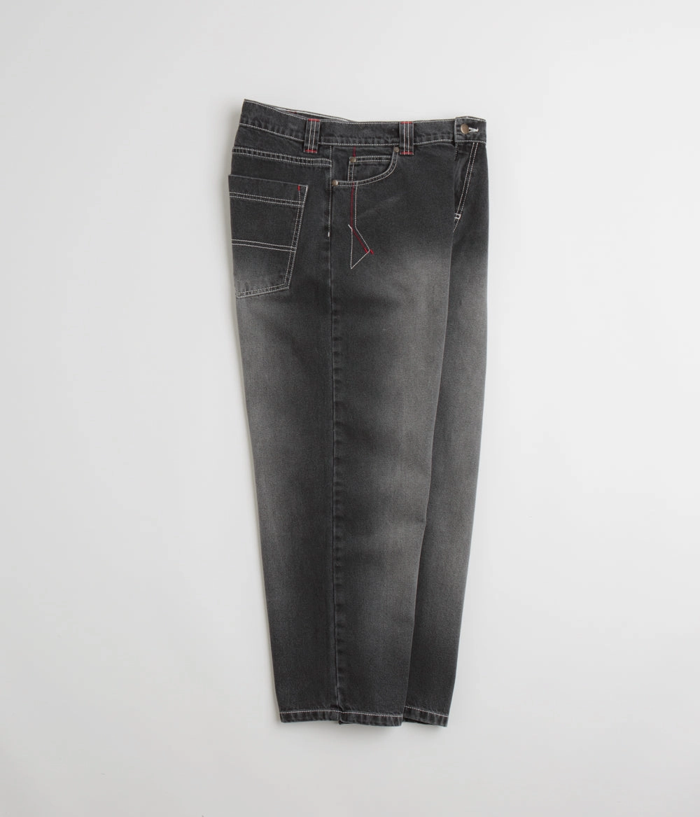 Flattering Design Yardsale Culture Slub Phantasy Jeans - Washed Black
