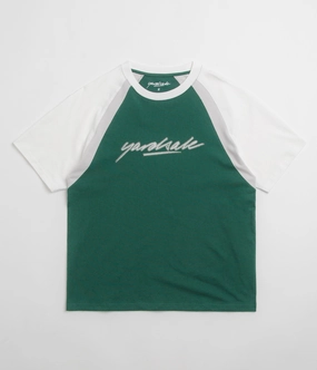 Yardsale Daze T-Shirt - Green Durable Knit Structure Active Layering