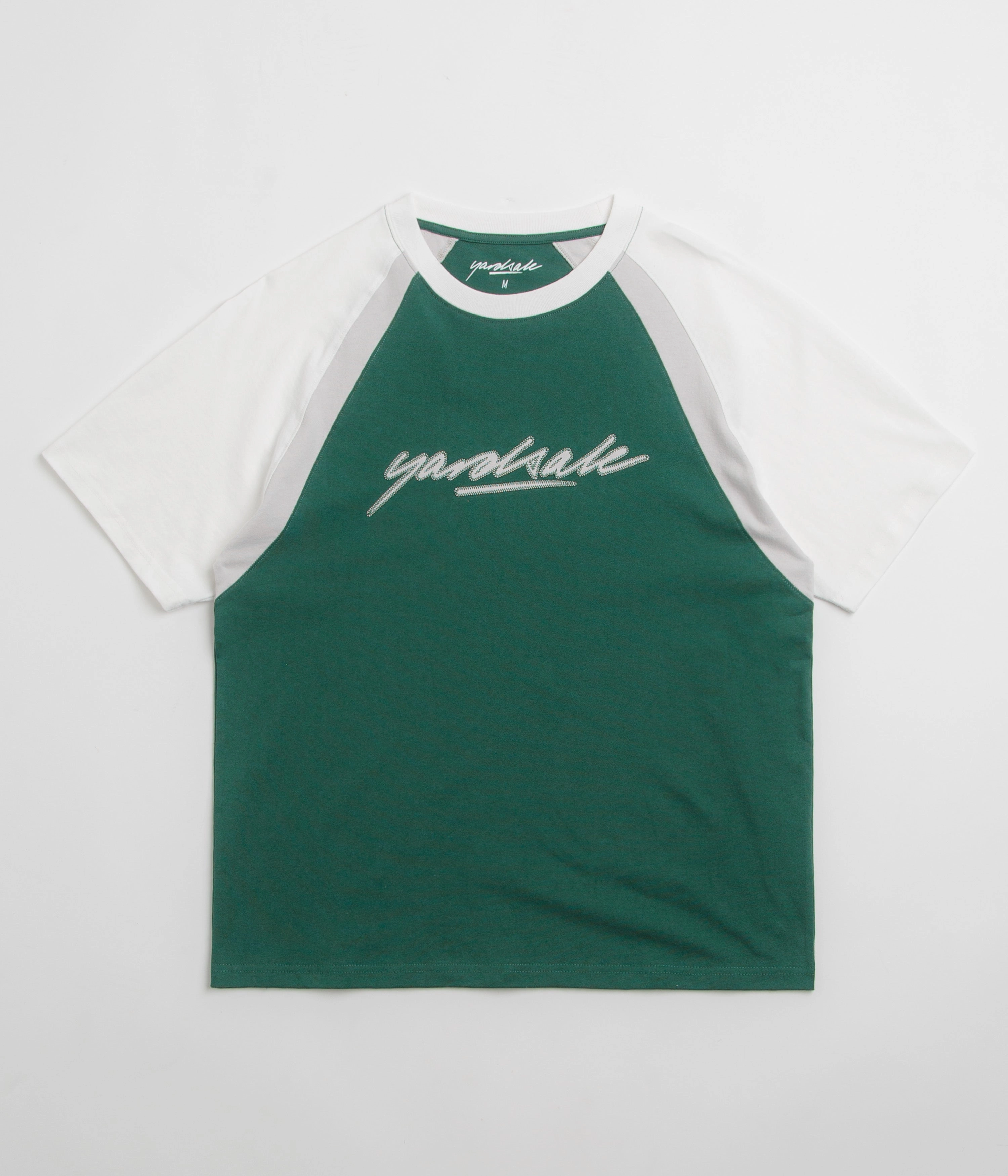 Yardsale Daze T-Shirt - Green Durable Knit Structure Active Layering