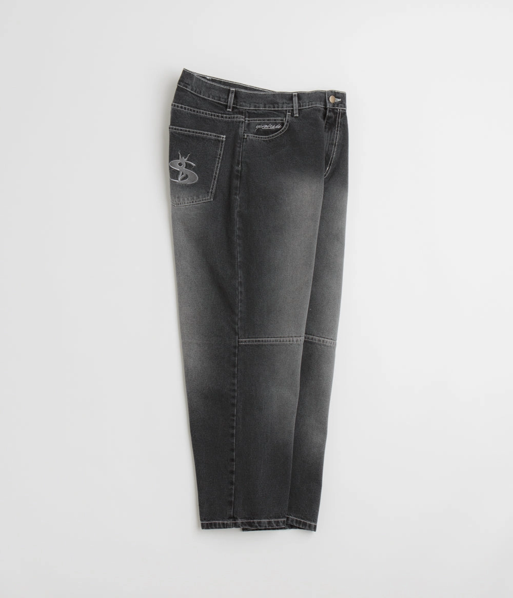 Comfy Fit Chilly Layering Yardsale Phantasy Panel Jeans - Black / Faded