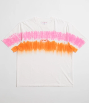 Yardsale Tie Dye T-Shirt - White Comfortable Casual Bold colors