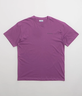 Columbia Black Butte Graphic T-Shirt - Razzle / Linear View Comfortable Casual