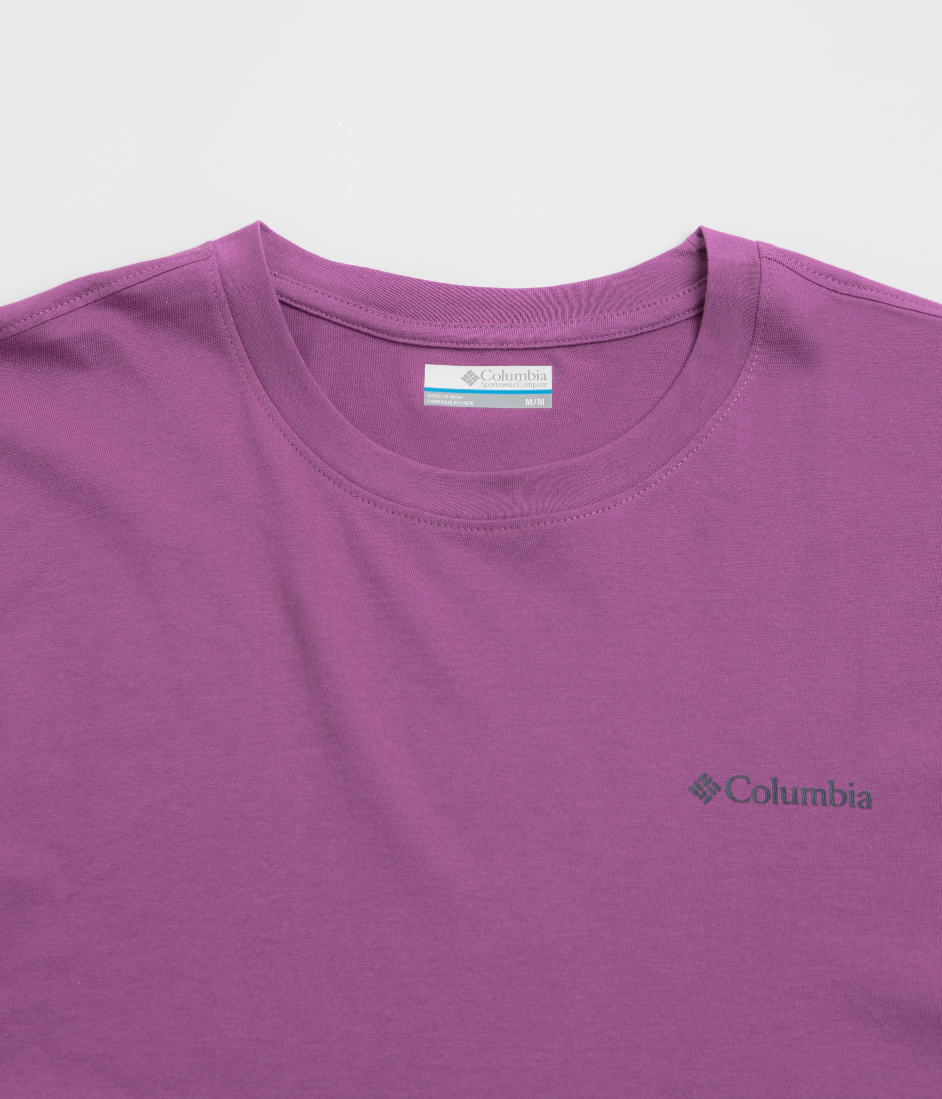 Minimalist purity Stylish and Cozy Columbia Black Butte Graphic T-Shirt - Razzle / Linear View
