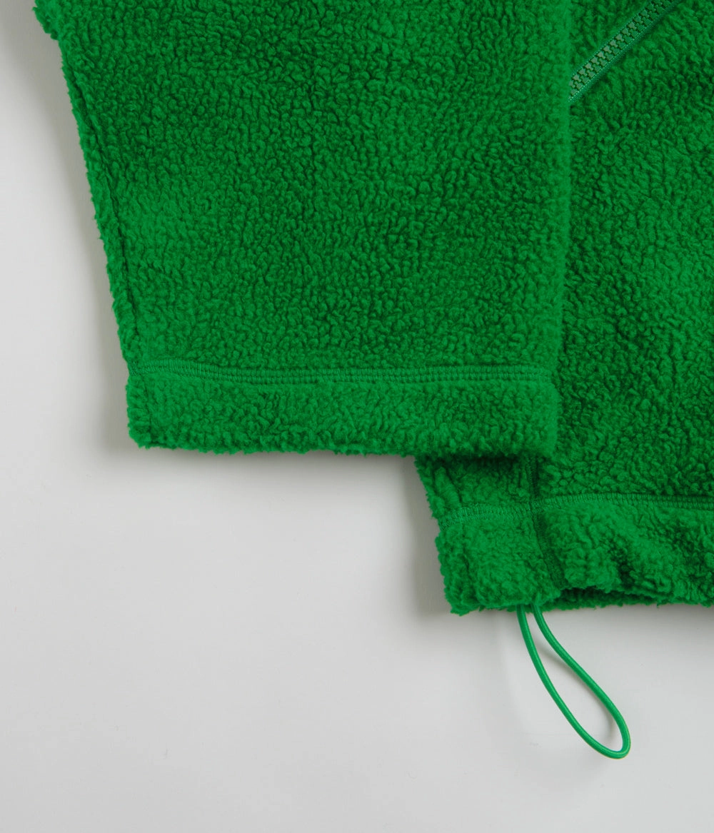 Layered Insulation WaterRepellentFabric YMC Aaron Zip Fleece Jacket - Green