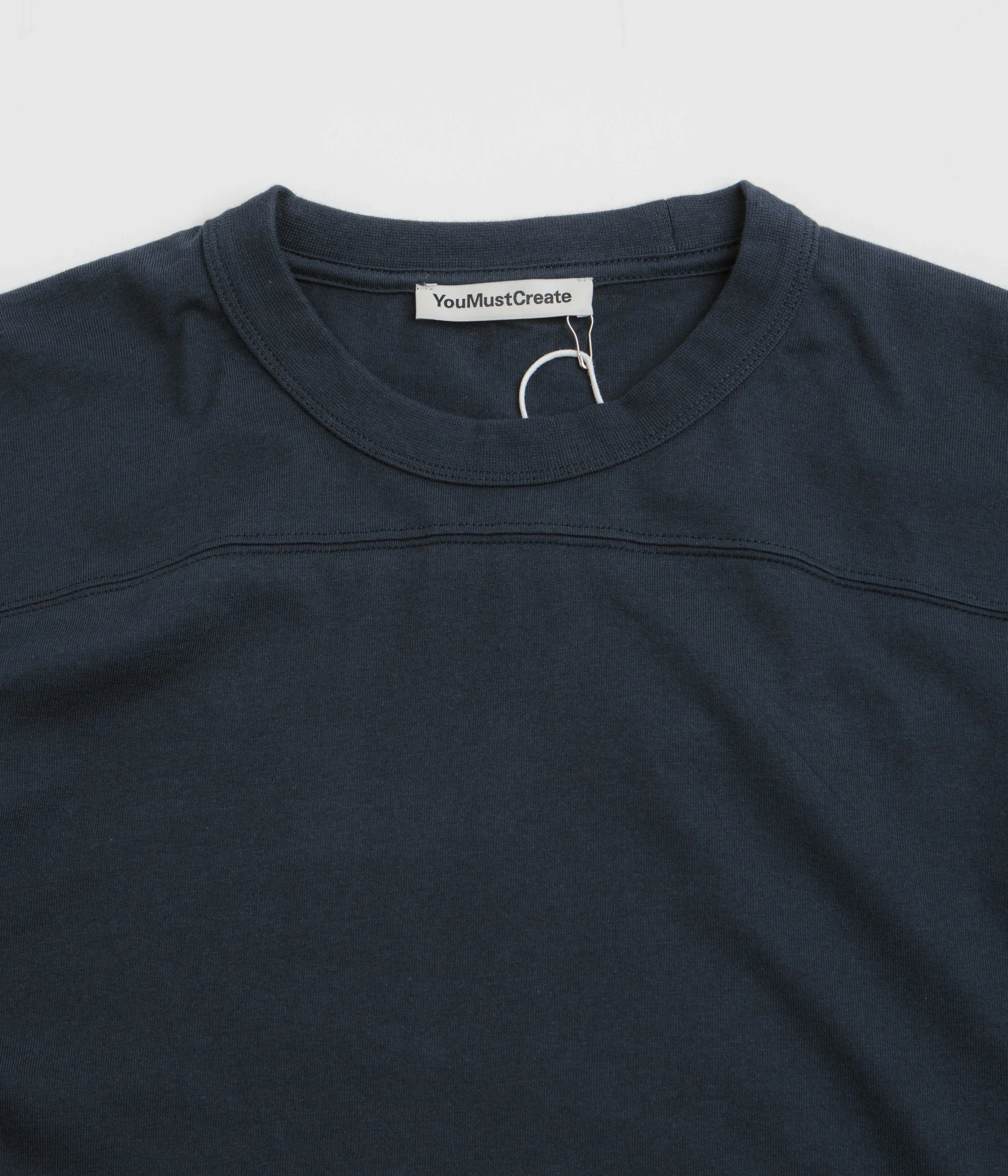 YMC Skate T-Shirt - Navy Fresh Outfit Casual Everyday
