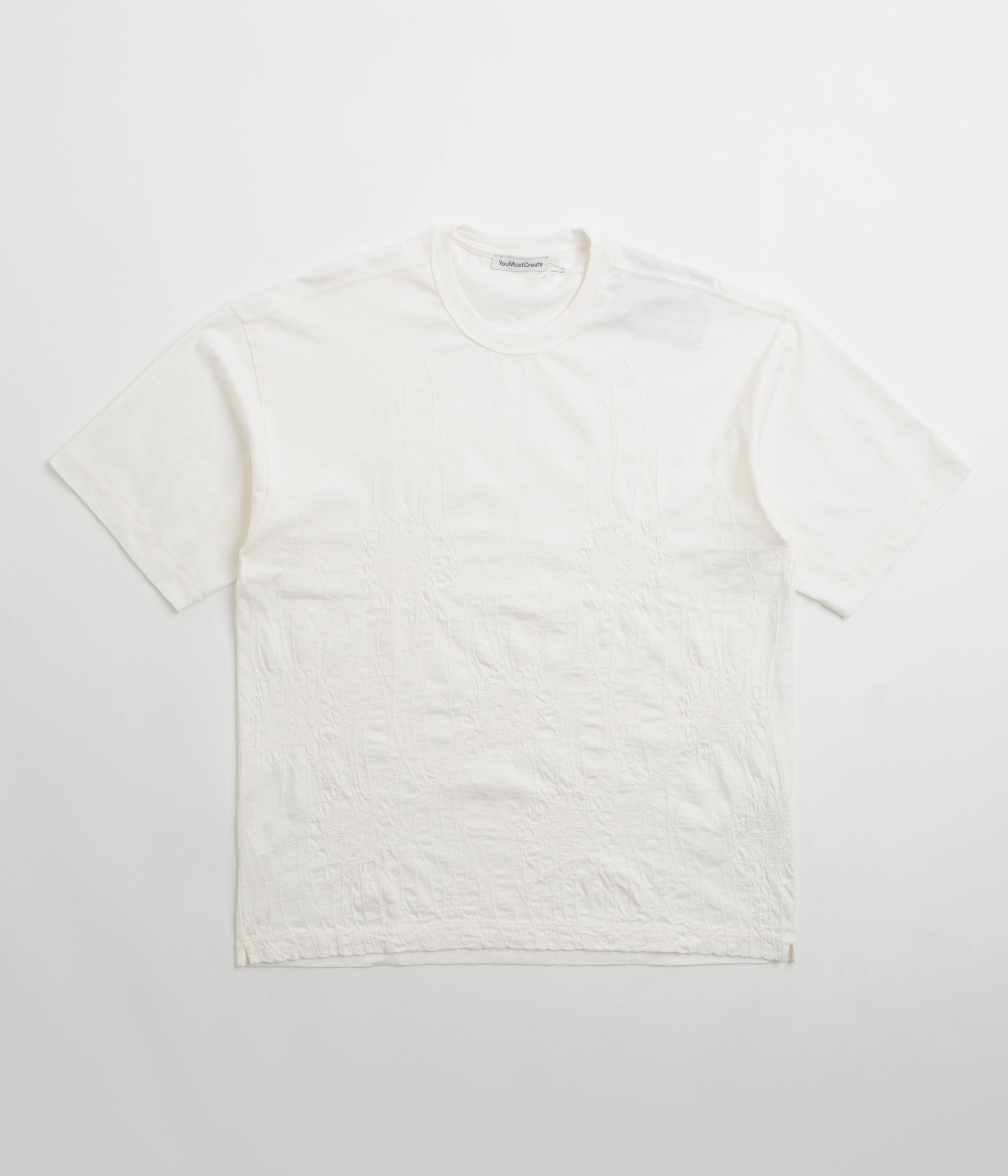 YMC Sunflower Triple T-Shirt - White Minimal Outfit Cozy Layers