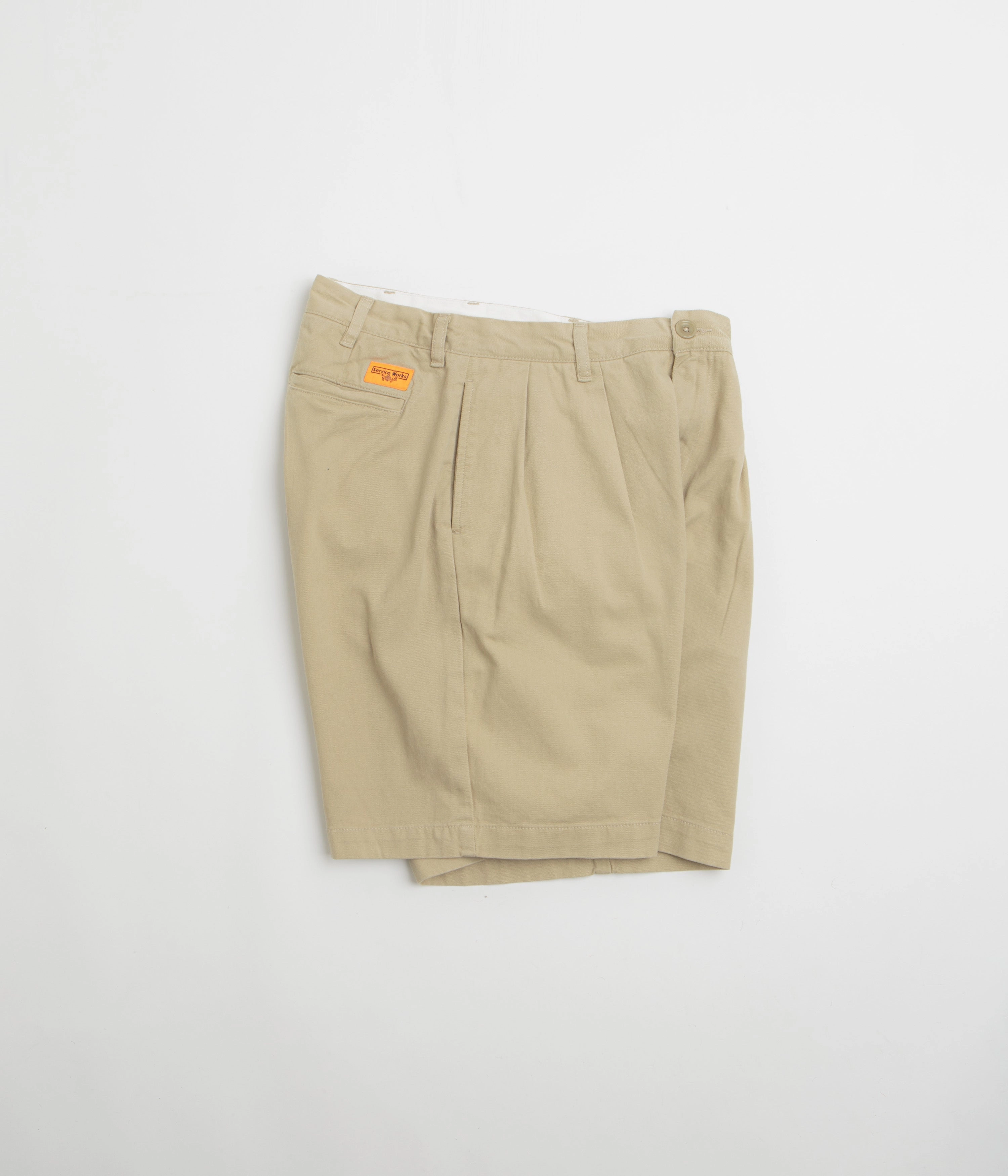 Service Works Drill Part Timer Shorts - Khaki education industry
