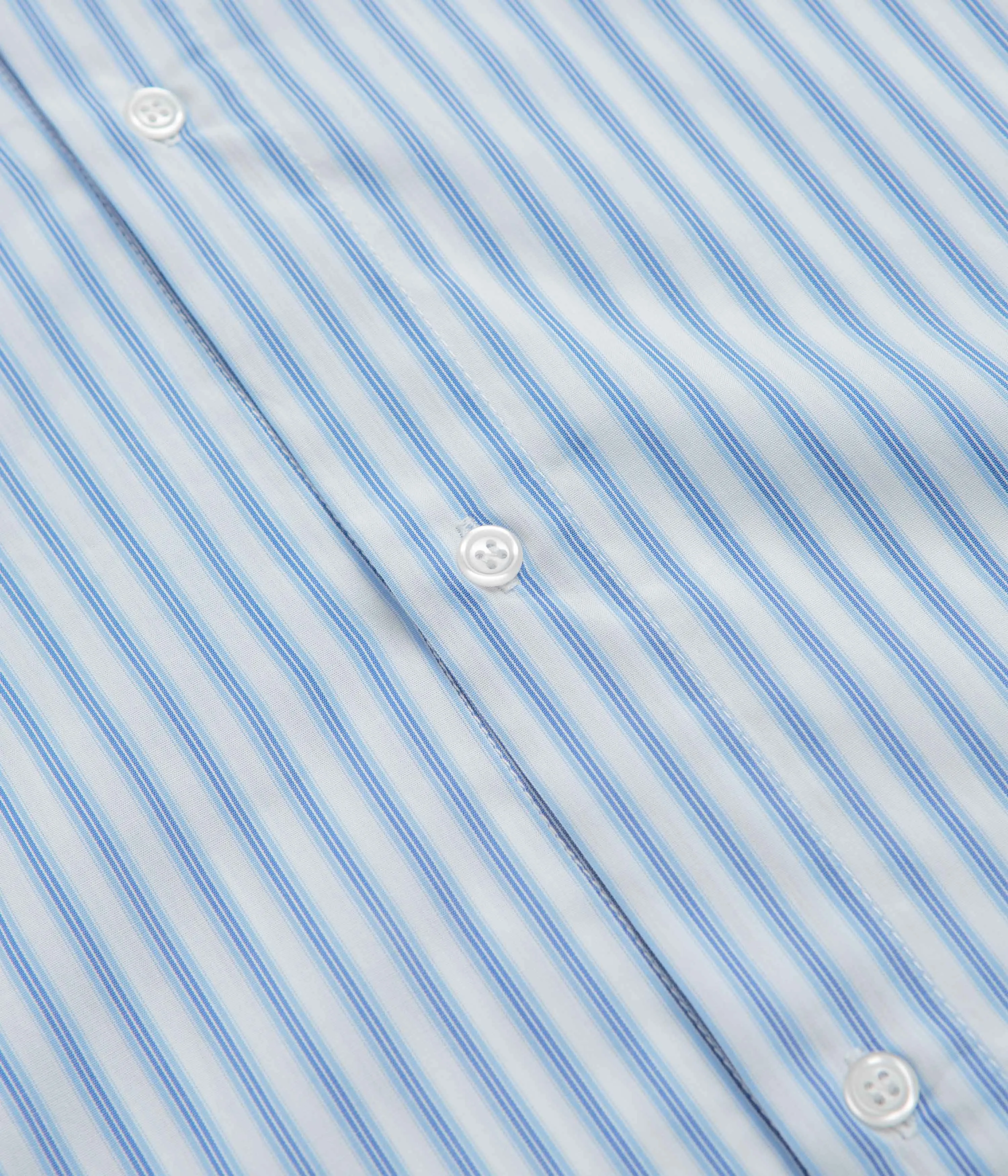 Night Out Perfect Fit Pop Trading Company Striped Logo Shirt - White
