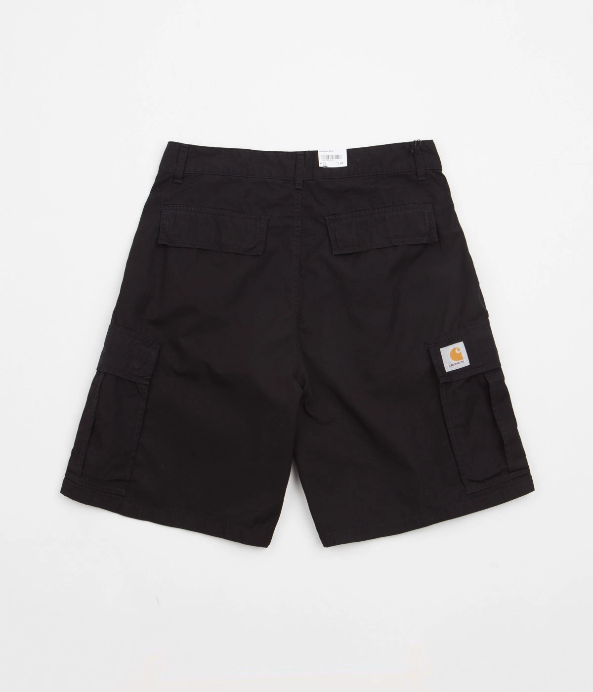 Metallic accents Carhartt Cole Cargo Shorts - Black