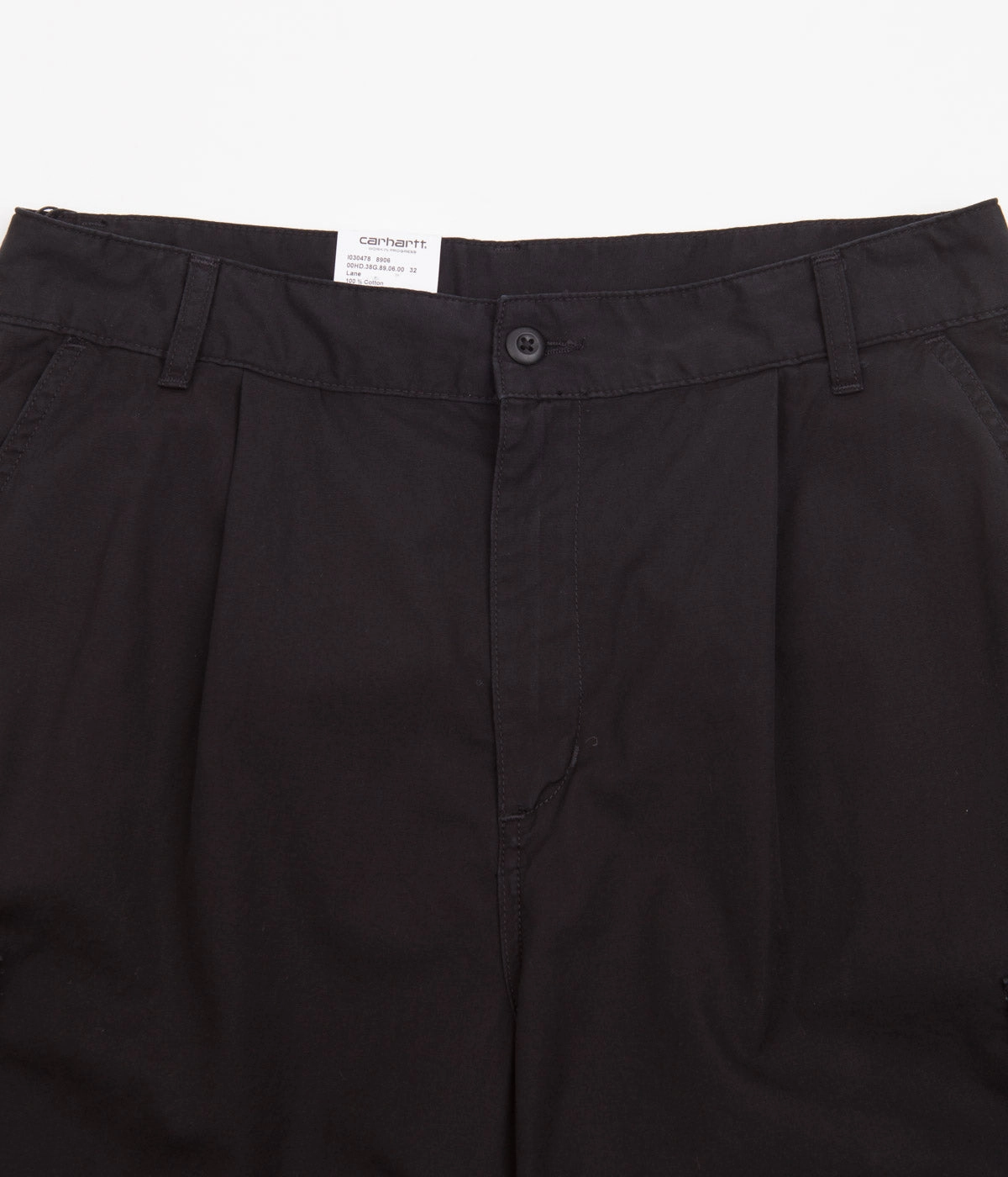 linen option Carhartt Cole Cargo Shorts - Black