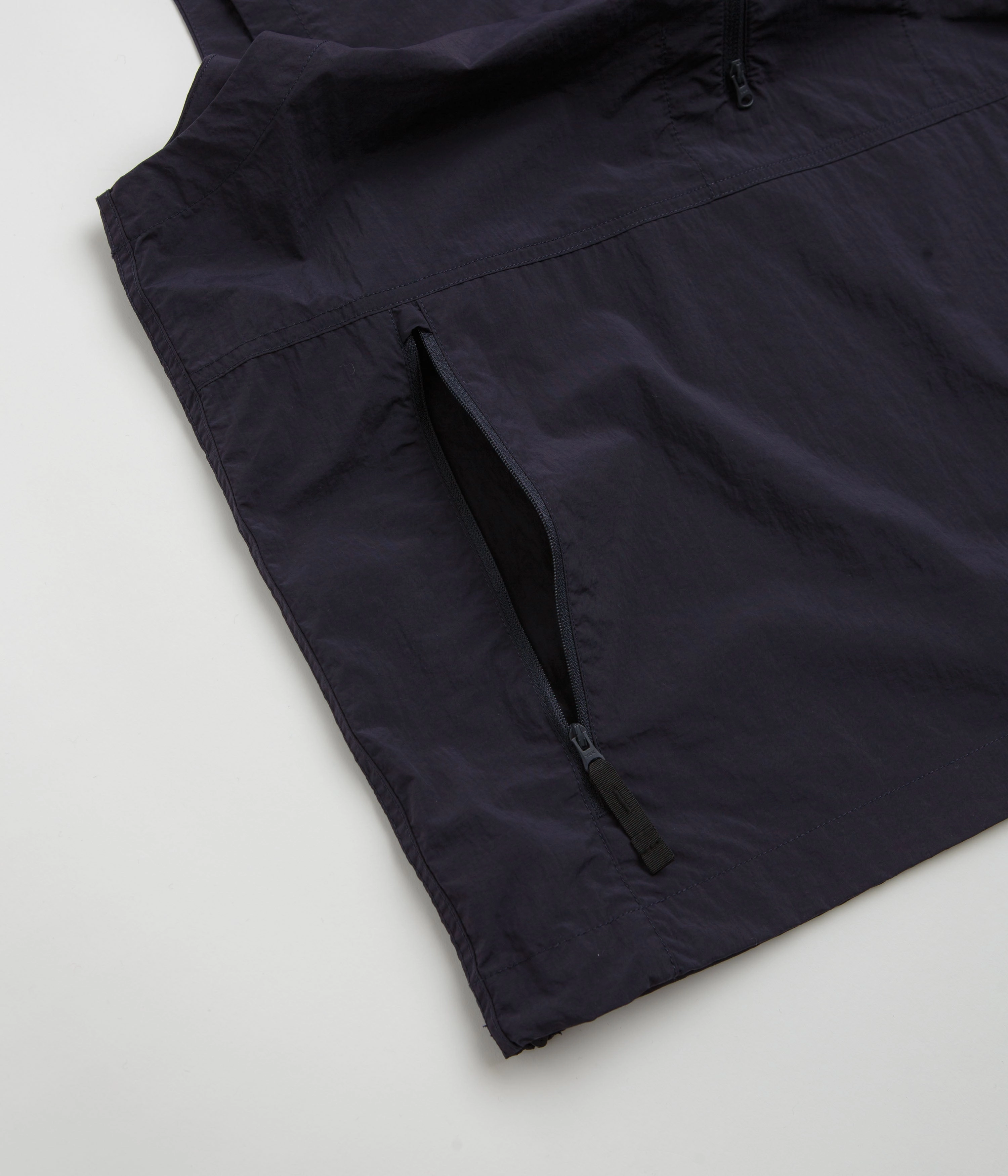 Flexible Hem Adjustment Snow Peak Nylon Tussah Utility Storage Vest - Navy